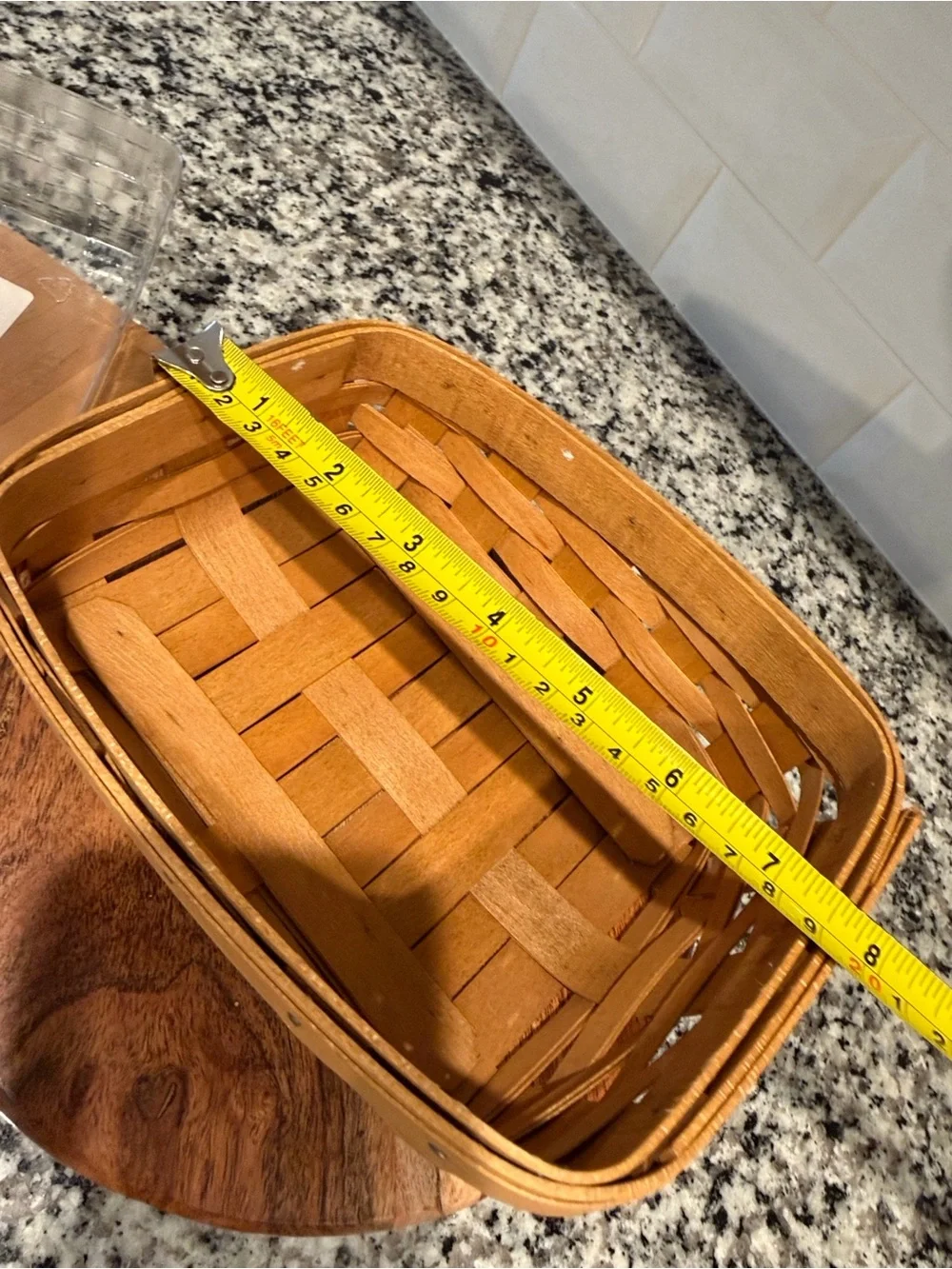 Longaberger Notepad Basket 2005